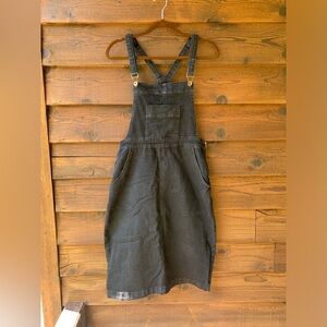 Main Street Exchange Jean Overall Dress
